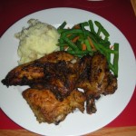 Roast chicken dinner Roast chicken dinner