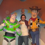 James Dean with Buzz and Woody