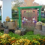 Mickey's Not So Scary Halloween Party sign