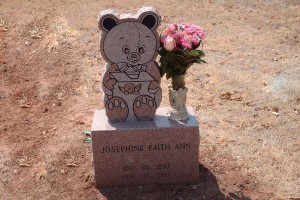Faith's grave The headstone of Faith's grave